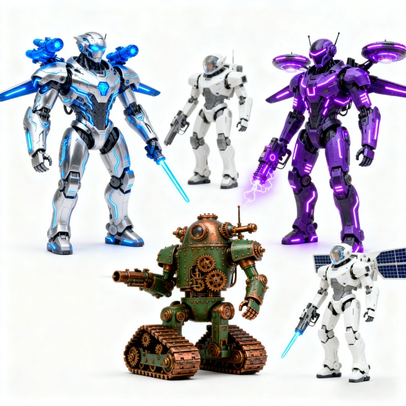 拼装精密高达机甲玩具定制